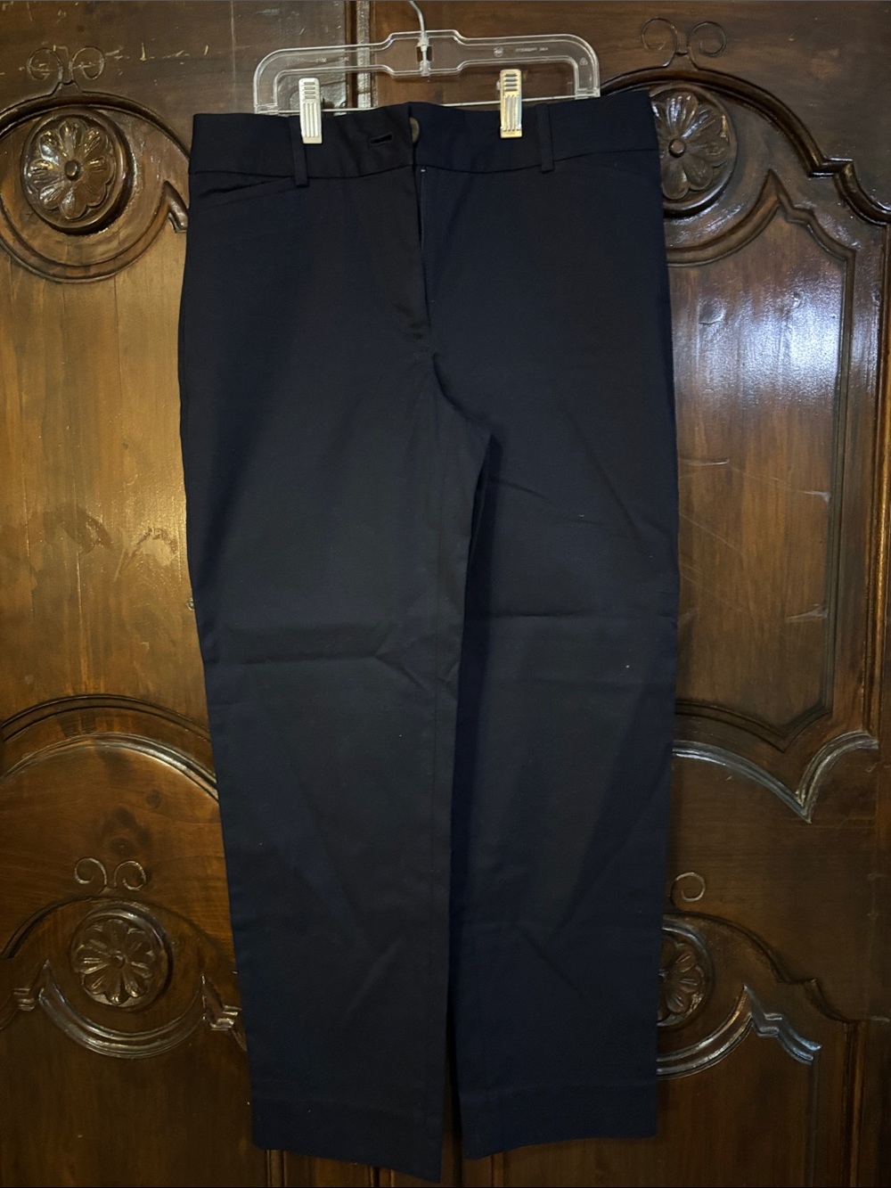 Talbots Women’s Navy Straight-Leg Dress Pants